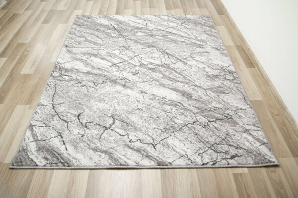 Koberec Aqua Marble 19 mramor sivý