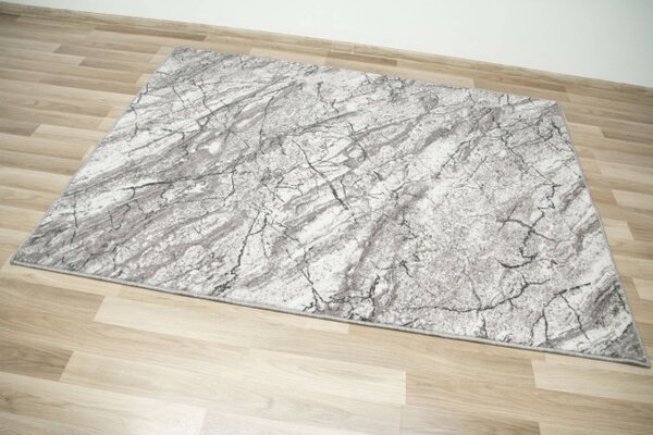 Koberec Aqua Marble 19 mramor sivý