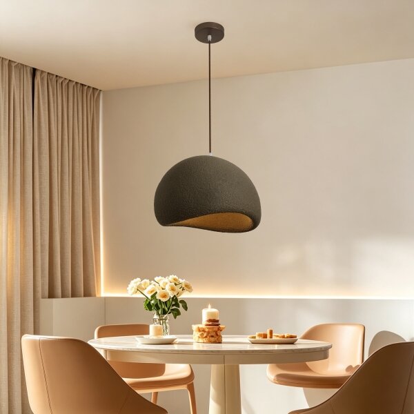 BRILAGI - Závesné svietidlo na lanku WABI SABI 1xE27/60W/230V pr. 40 cm hnedá