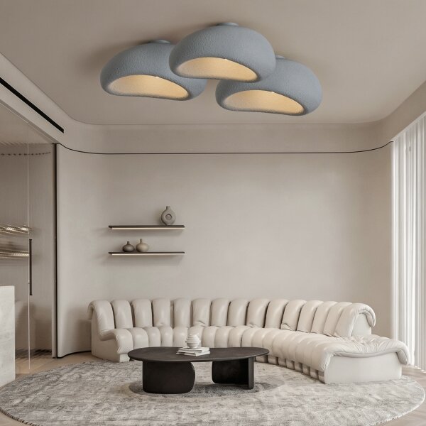 BRILAGI - Stropné svietidlo WABI SABI 1xE27/60W/230V priemer 50 cm sivé