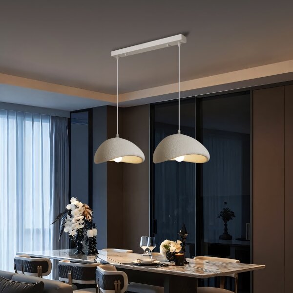 BRILAGI - Závesný luster na lane WABI SABI 2xE27/60W/230V biela