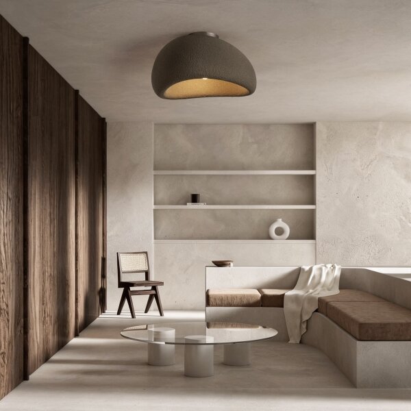 BRILAGI - Stropné svietidlo WABI SABI 1xE27/60W/230V pr. 40 cm hnedá