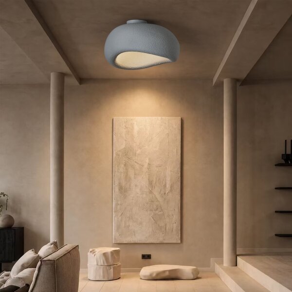 BRILAGI - Stropné svietidlo WABI SABI 1xE27/60W/230V priemer 50 cm sivé