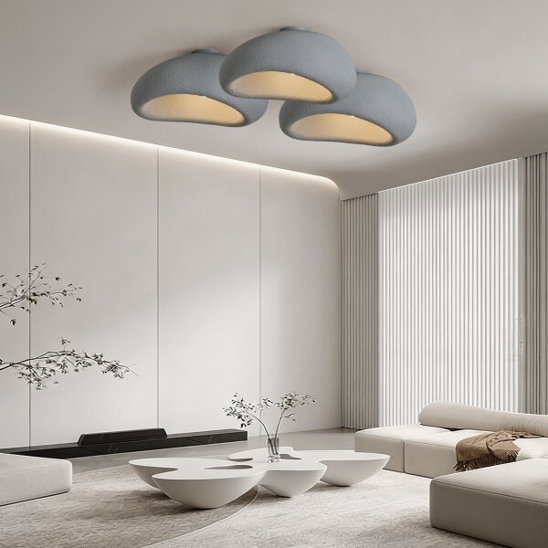 BRILAGI - Stropné svietidlo WABI SABI 1xE27/60W/230V priemer 50 cm sivé