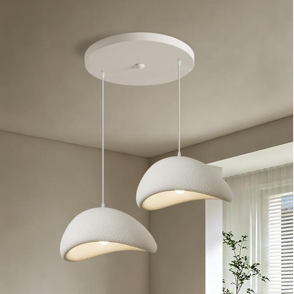 BRILAGI - Luster na lanku WABI SABI 2xE27/60W/230V biela