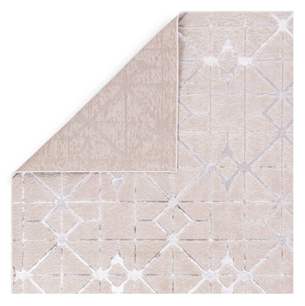 Koberec v strieborno-ružovej farbe 150x80 cm Aurora - Asiatic Carpets