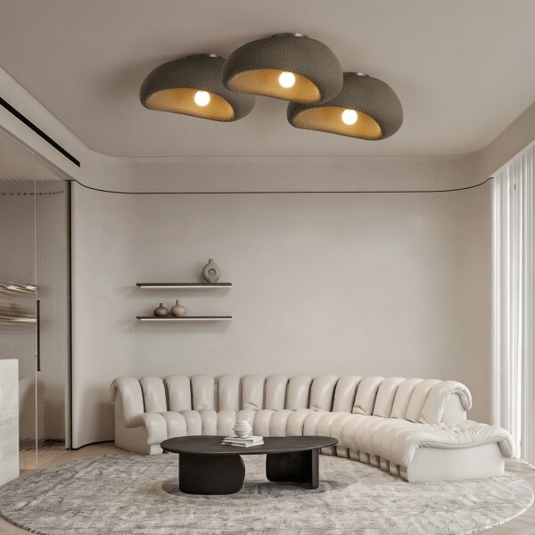 BRILAGI - Stropné svietidlo WABI SABI 1xE27/60W/230V priemer 40 cm hnedé