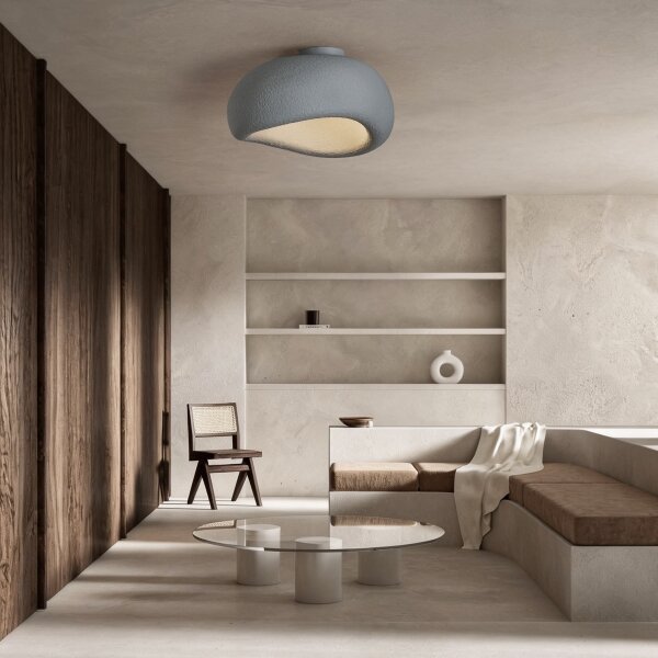 BRILAGI - Stropné svietidlo WABI SABI 1xE27/60W/230V priemer 50 cm sivé
