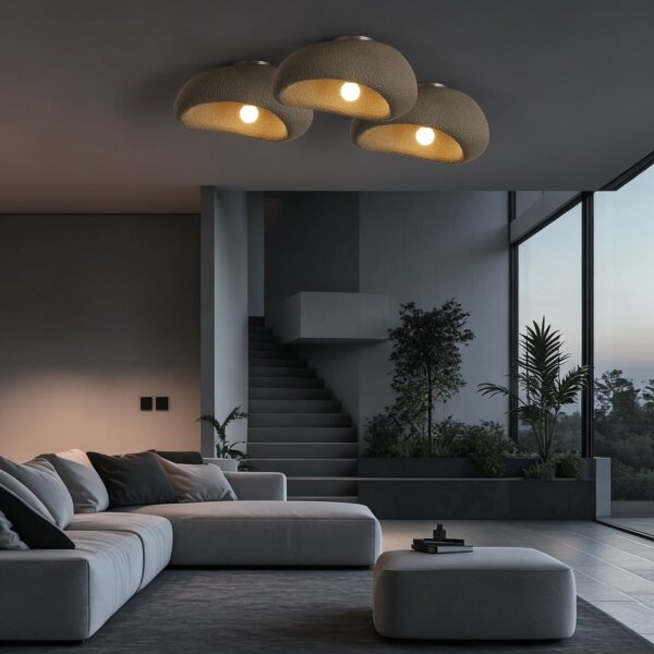 BRILAGI - Stropné svietidlo WABI SABI 1xE27/60W/230V priemer 40 cm hnedé