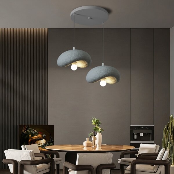 BRILAGI - Závesný luster na lanku WABI SABI 2xE27/60W/230V sivá