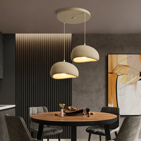 BRILAGI - Závesný luster WABI SABI na lane 2xE27/60W/230V biela