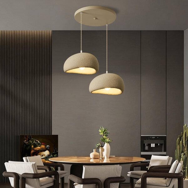 BRILAGI - Závesný luster WABI SABI na lane 2xE27/60W/230V biela