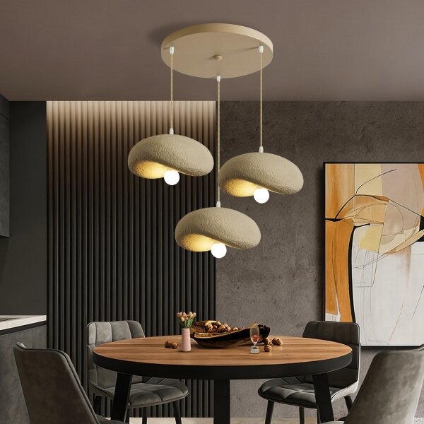 BRILAGI - Luster na lanku WABI SABI 3xE27/60W/230V béžová
