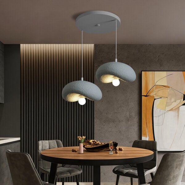 BRILAGI - Závesný luster na lanku WABI SABI 2xE27/60W/230V sivá