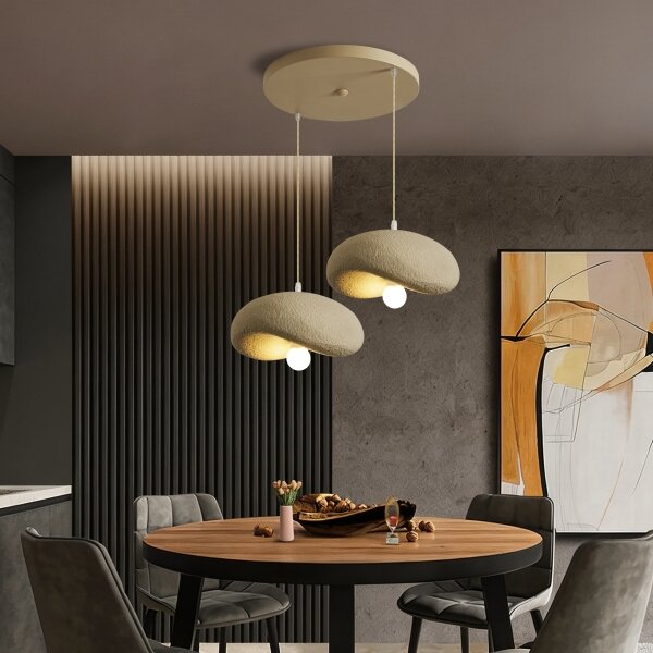 BRILAGI - Luster na lanku WABI SABI 2xE27/60W/230V béžová