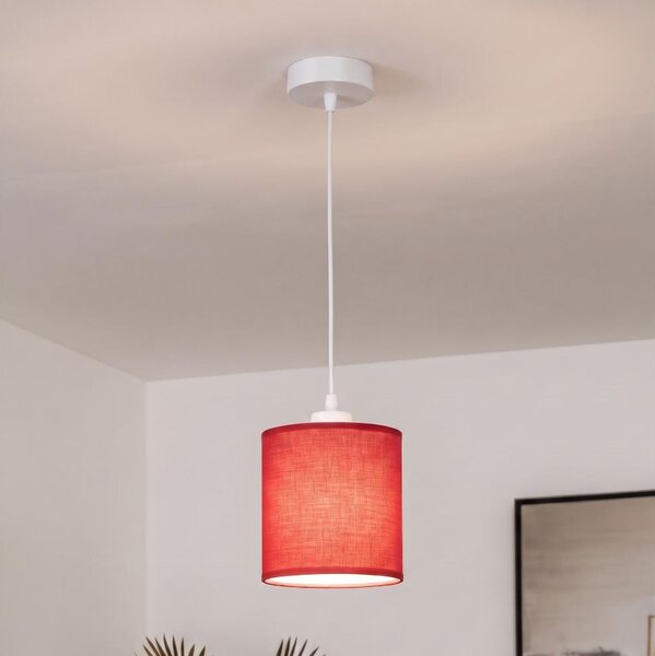 BRILAGI - LED závesné svietidlo na lanku NUBILA 1xE27/60W/230V pr. 14 cm biela/červená