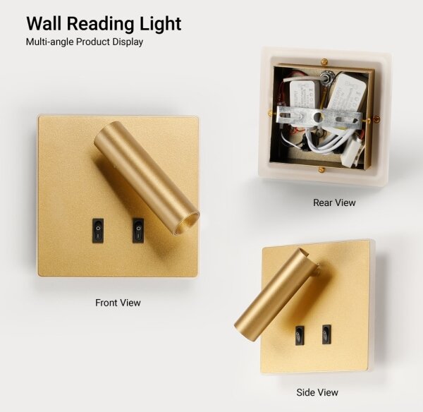 BRILAGI - LED Nástenné bodové svietidlo ZAYA DOUBLE LED/8W/230V + LED/3W zlatá