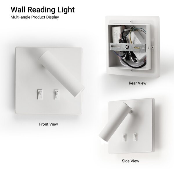 BRILAGI - LED nástenné bodové svietidlo ZAYA DOUBLE LED/8W/230V + LED/3W biela