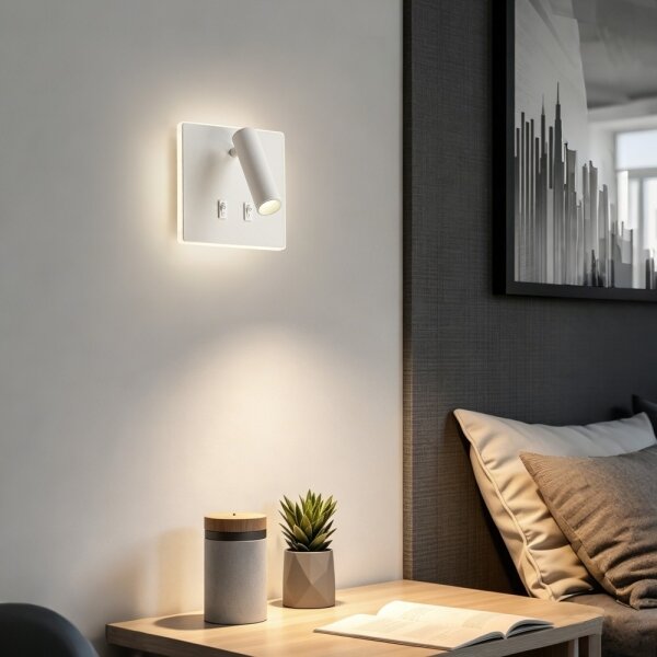 BRILAGI - LED nástenné bodové svietidlo ZAYA DOUBLE LED/8W/230V + LED/3W biela