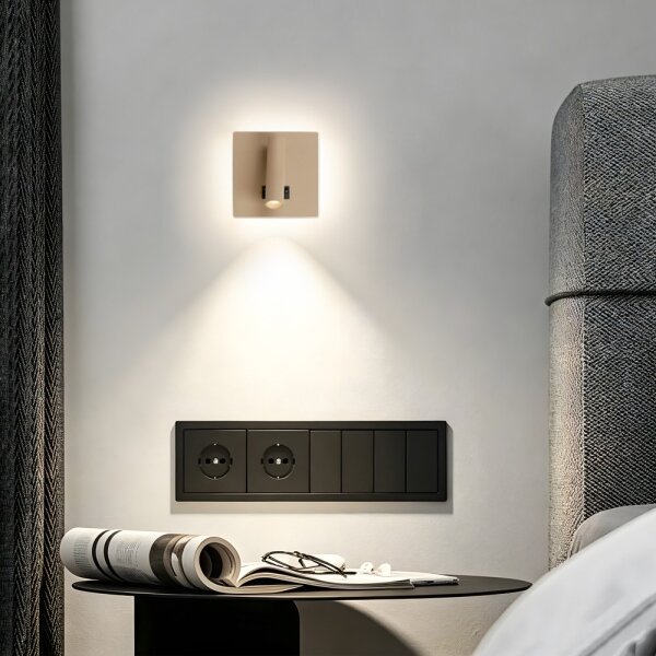 BRILAGI - LED Nástenné bodové svietidlo ZAYA DOUBLE LED/8W/230V + LED/3W béžová