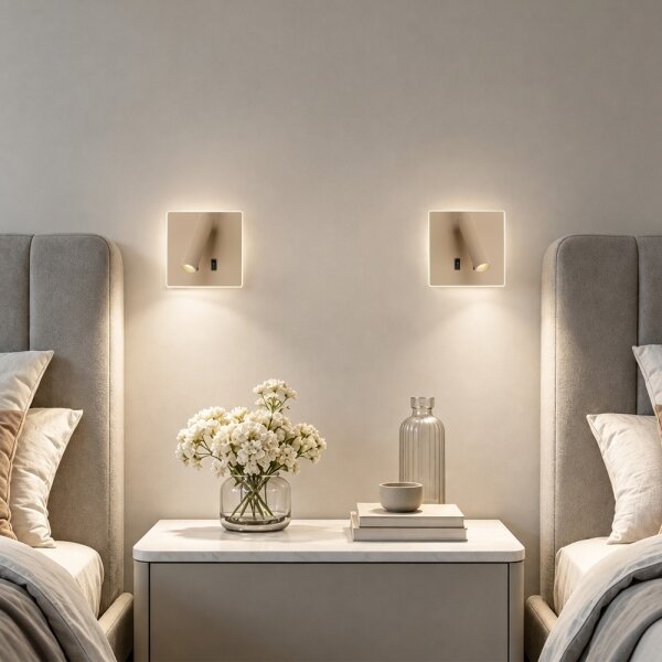 BRILAGI - LED Nástenné bodové svietidlo ZAYA DOUBLE LED/8W/230V + LED/3W béžová