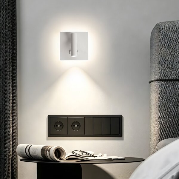 BRILAGI - LED nástenné bodové svietidlo ZAYA DOUBLE LED/8W/230V + LED/3W biela