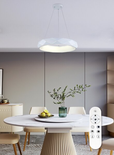 Top Light - LED Stmievateľný luster na lanku APOLO LED/45W/230V biela + DO
