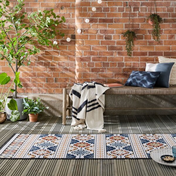Modrý vonkajší koberec behúň 230x80 cm Aster - Flair Rugs