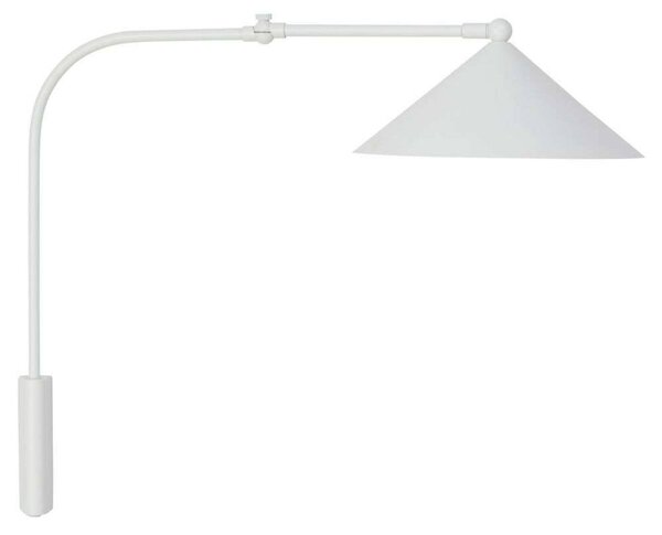 OYOY Living Design Nástenné svetlo Kasa, biela, kov, E27, Biela / opálová, Obývacia izba / jedáleň, kov, Škandinávsky, Nástenné svietidlo
