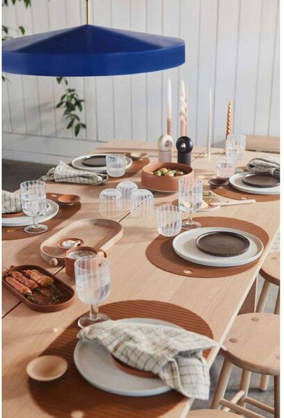 OYOY Living Design Závesné svietidlo Hat Large, modré, kovové, Modrá, Obývacia izba / jedáleň, kov, Škandinávsky, Závesné svietidlo