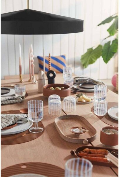 OYOY Living Design Závesné svietidlo Hat Large, čierne, kovové, Čierna, Obývacia izba / jedáleň, kov, Škandinávsky, Závesné svietidlo