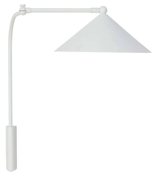 OYOY Living Design Nástenné svetlo Kasa, biela, kov, E27, Biela / opálová, Obývacia izba / jedáleň, kov, Škandinávsky, Nástenné svietidlo