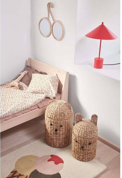 OYOY Living Design stolová lampa Kasa, kov v mosadznej farbe, E14, Mosadz / zlato, Obývacia izba / jedáleň, kov, Škandinávsky, Stojacie svietidlo