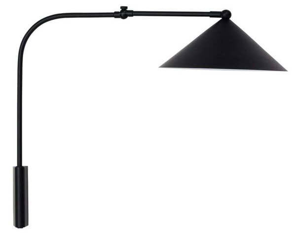 OYOY Living Design Nástenné svetlo Kasa, čierna, kov, E27, Čierna, Obývacia izba / jedáleň, kov, Škandinávsky, Nástenné svietidlo