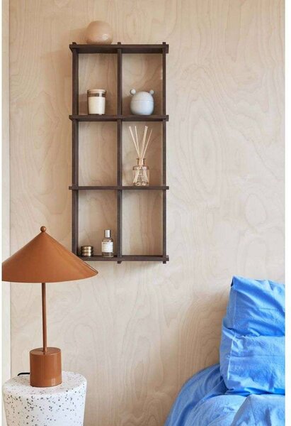 OYOY Living Design stolová lampa Kasa, karamelová, kovová, E14, Hnedá / hrdzavá, Obývacia izba / jedáleň, kov, Škandinávsky, Stojacie svietidlo