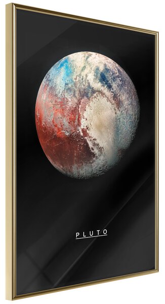 Artgeist Plagát - Pluto [Poster] Veľkosť: 20x30, Verzia: Zlatý rám