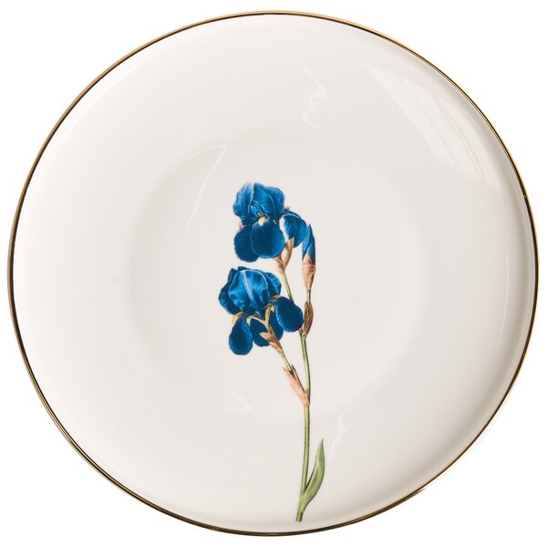 12-dielna sada jedálenského riadu biela porcelán so vzorom kvetov glazúrovaný povrch servis pre 4 osoby kuchyňa jedáleň