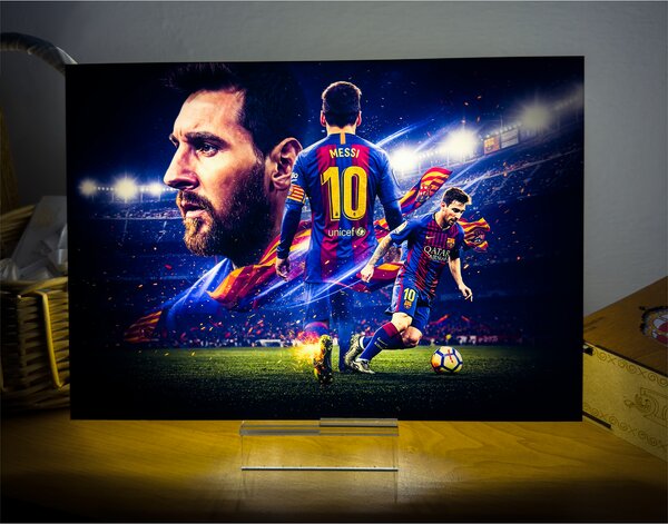 Stolná lampa 10 Messi FC Barcelona