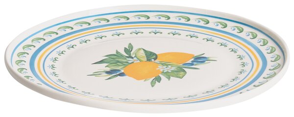 12-dielna sada jedálenského riadu biela zelená porcelán so vzorom citrónov glazúrovaný povrch servis pre 4 osoby kuchyňa jedáleň