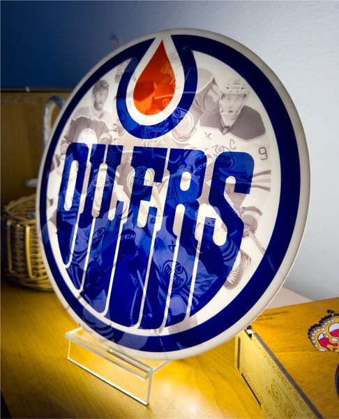 Stolná lampa Edmonton Oilers