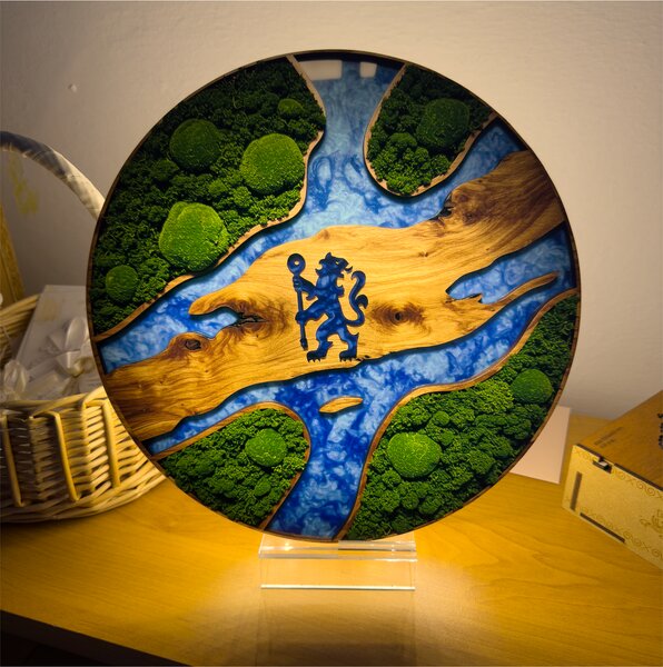 Stolná lampa Chelsea Lion