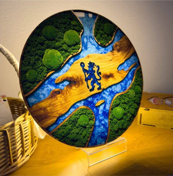 Stolná lampa Chelsea Lion