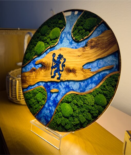 Stolná lampa Chelsea Lion