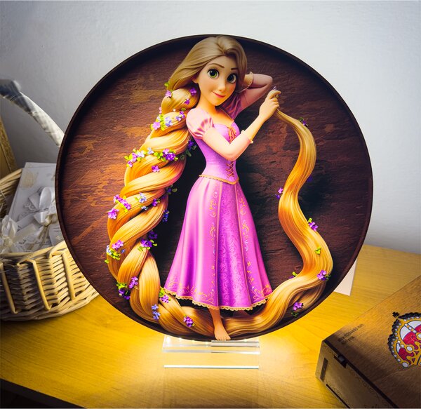 Stolná lampa pre deti Rapunzel