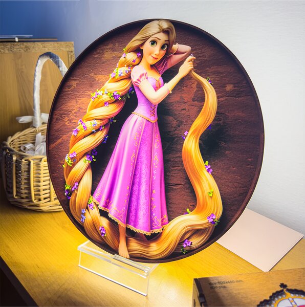 Stolná lampa pre deti Rapunzel
