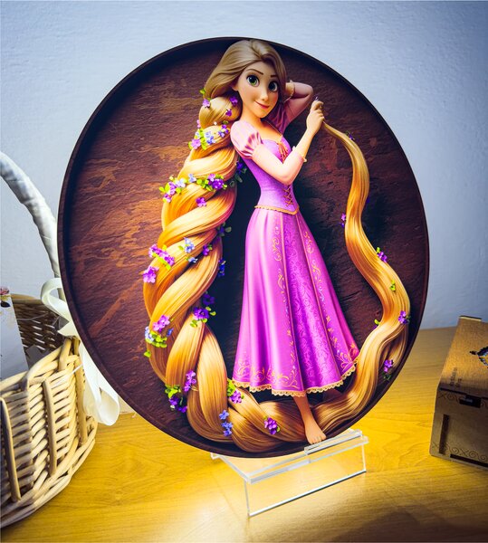 Stolná lampa pre deti Rapunzel