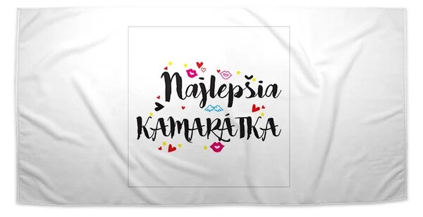Sablio Uterák Najlepšia kamarátka - 30x50 cm