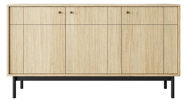 TROJDVEROVÁ KOMODA SERENO DUB LINEA 154 cm