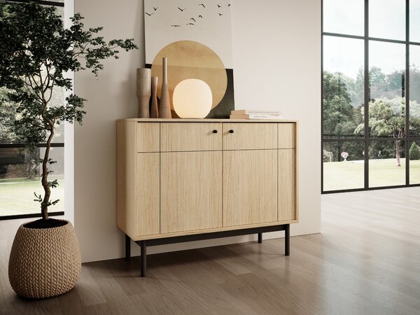 DVOJDVEROVÁ KOMODA SERENO DUB LINEA 104 cm