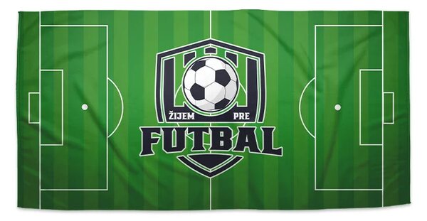 Sablio Uterák Žijem pre futbal - 30x50 cm